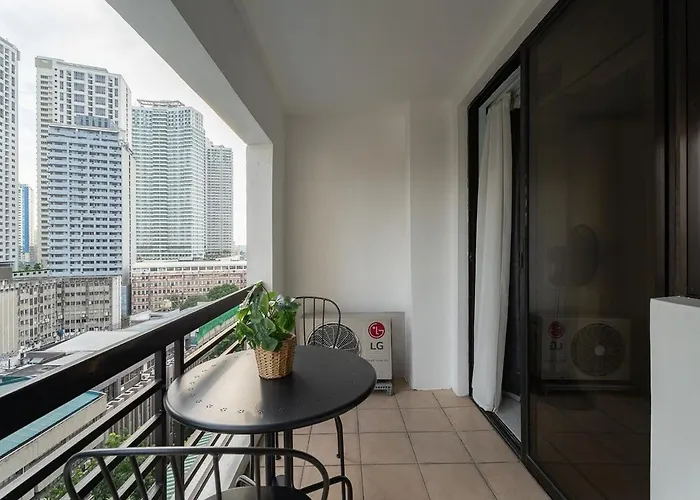 Apartamento Studio In Greenbelt Makati With Fiber Wifi & Free Pool Access Manila