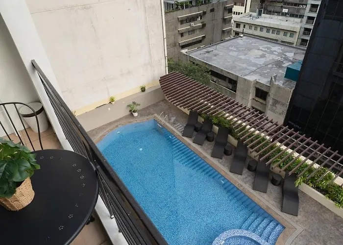 Studio In Greenbelt Makati With Fiber Wifi & Free Pool Access Apartamento
